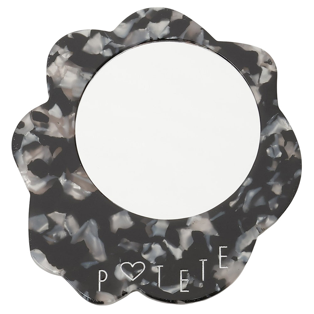 limited wave mirror black &white