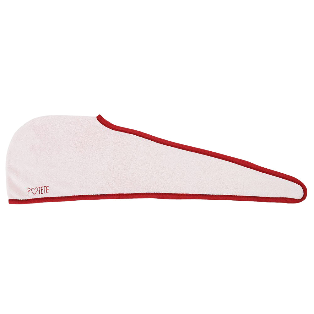 Limited quick hairdry towel pink×red