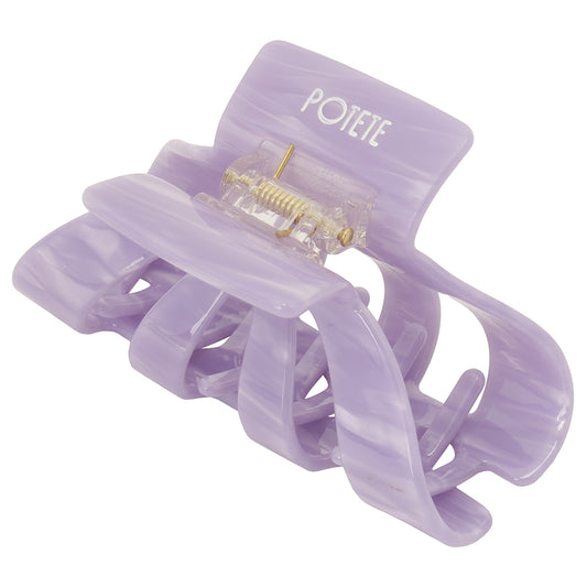 onion hair clip　purple