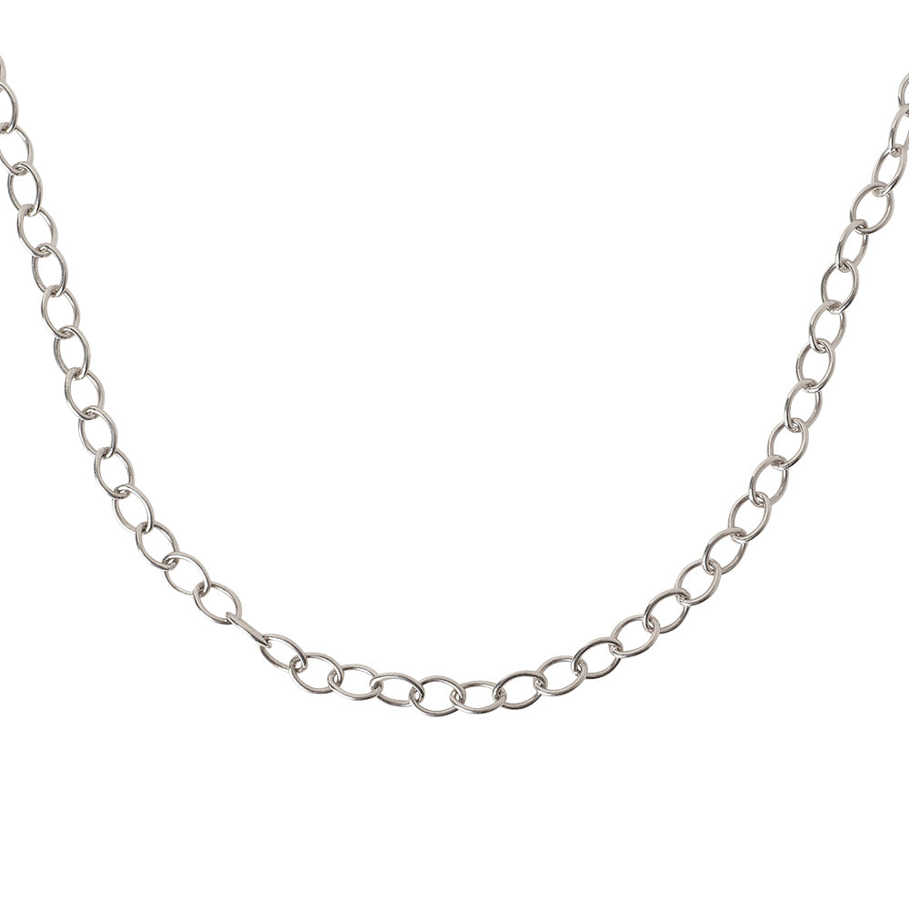 POTETE jewelry Silver necklace round