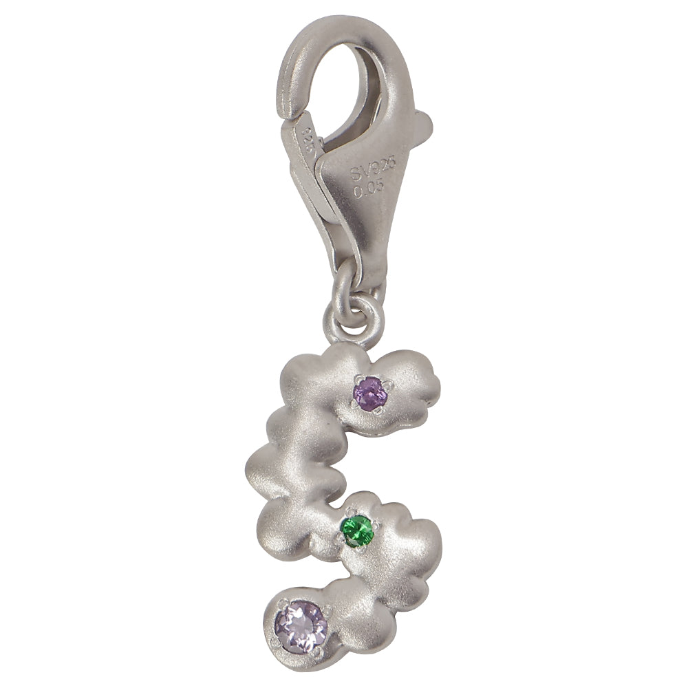 POTETE jewelry  Number charm silver S(stone)