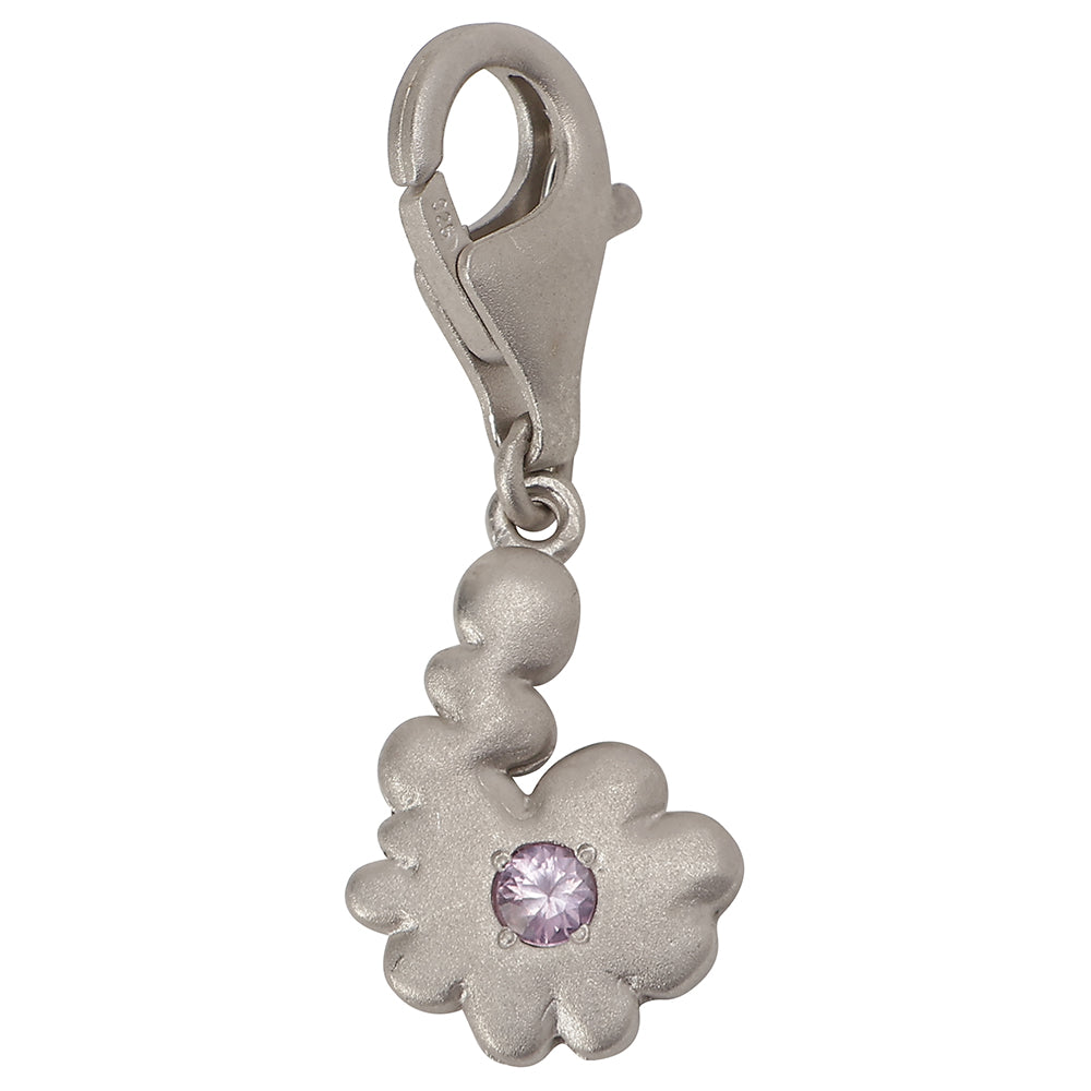 POTETE jewelry  Number charm silver S(stone)