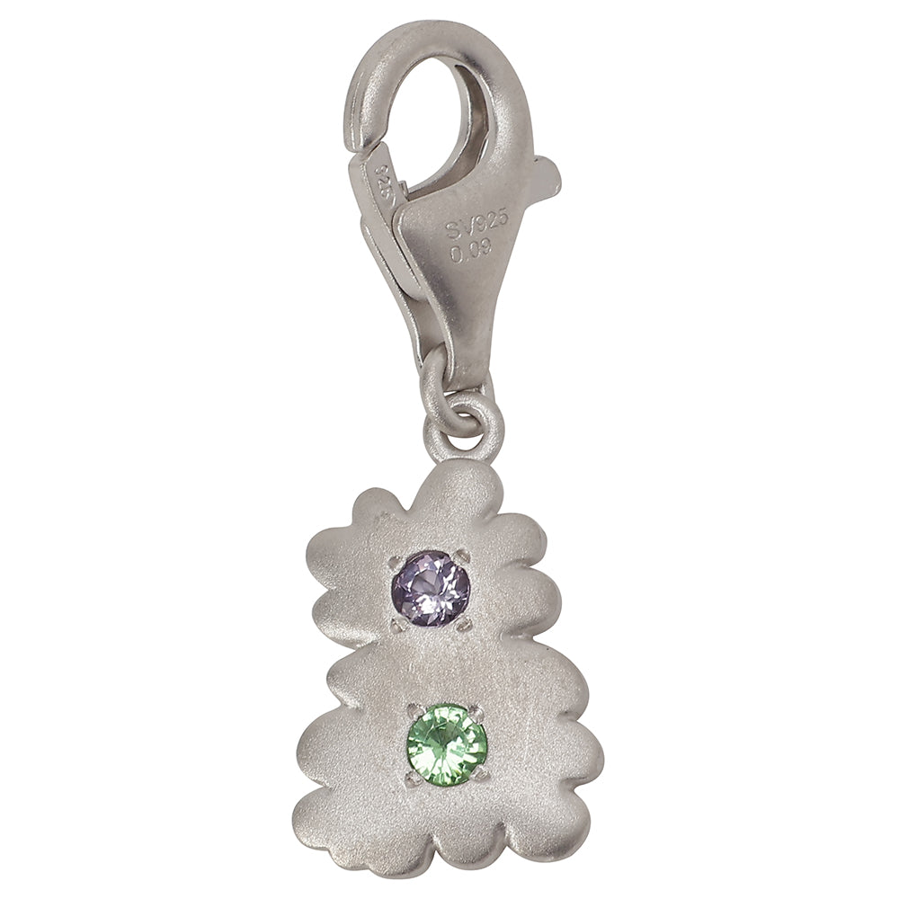 POTETE jewelry  Number charm silver S(stone)