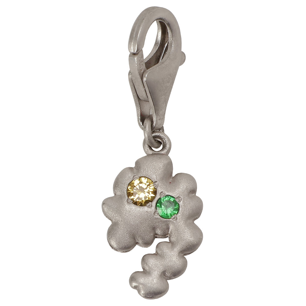 POTETE jewelry  Number charm silver S(stone)