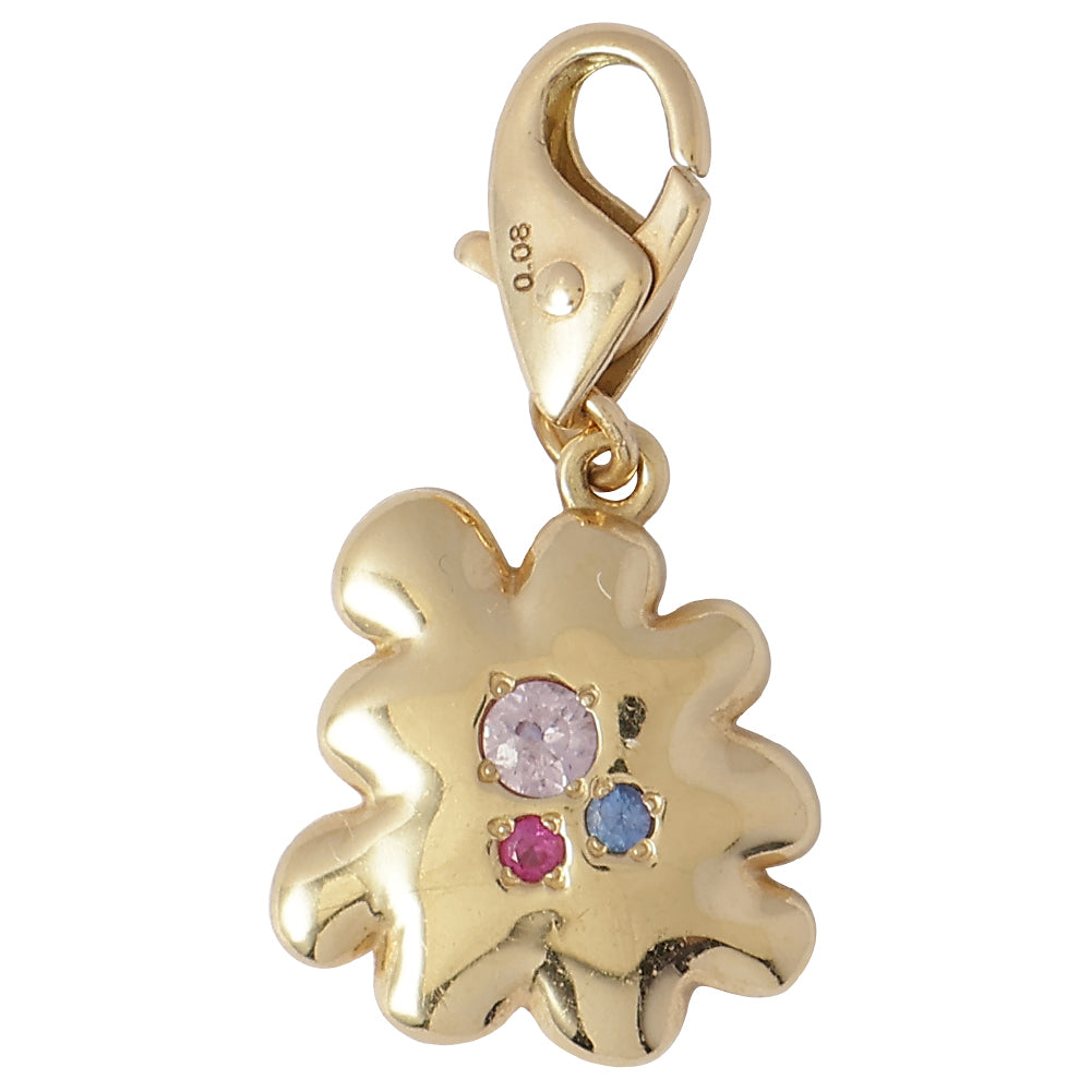 POTETE jewelry  Number charm K18gold S(stone)