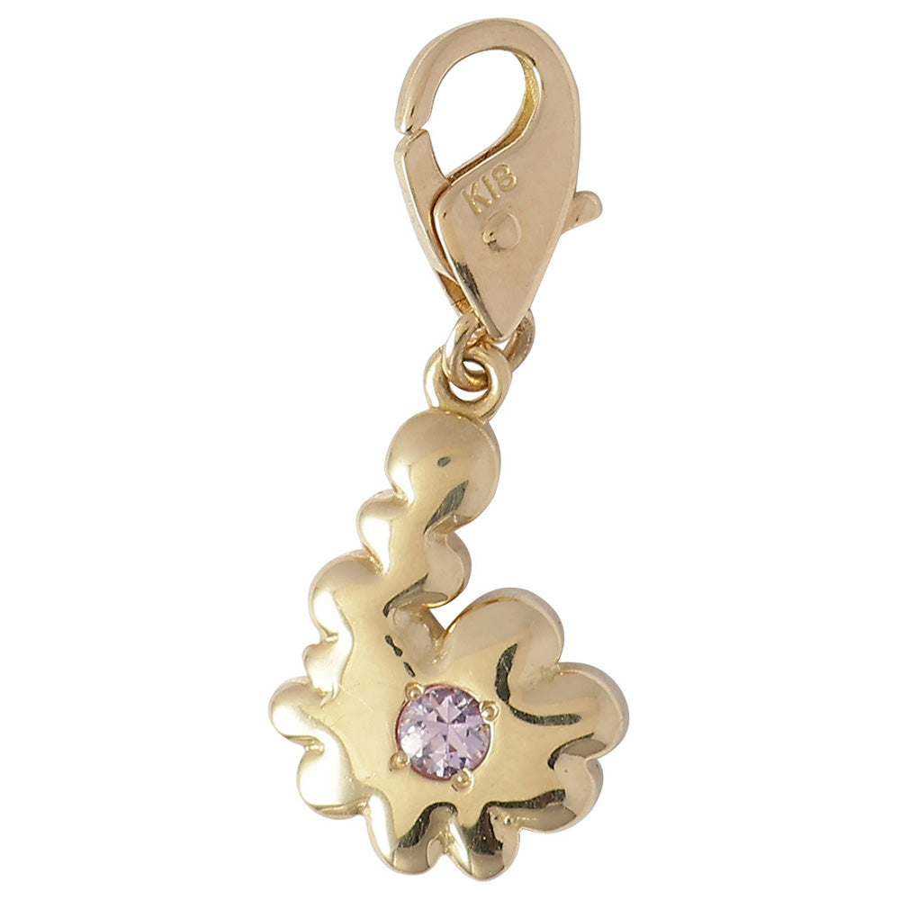 POTETE jewelry  Number charm K18gold S(stone)