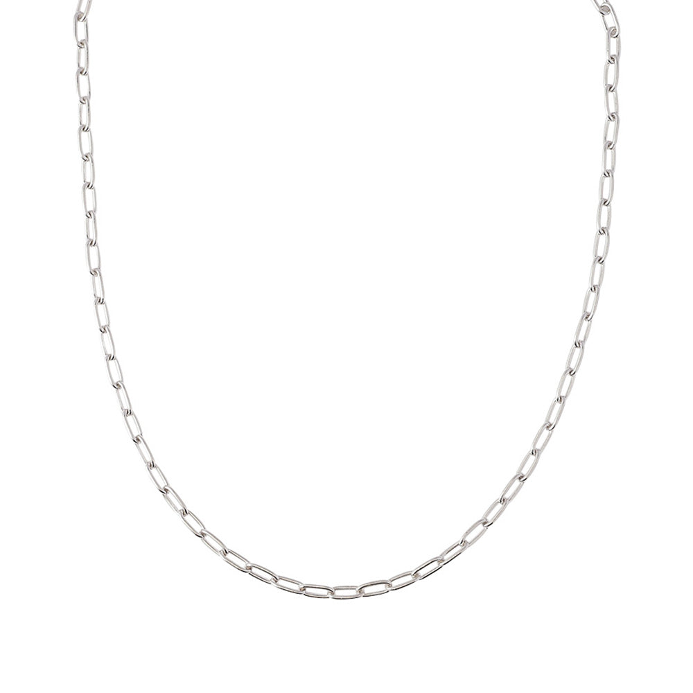 POTETE jewelry Silver necklace square