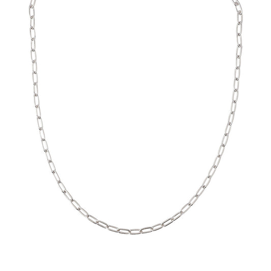 POTETE jewelry Silver necklace square