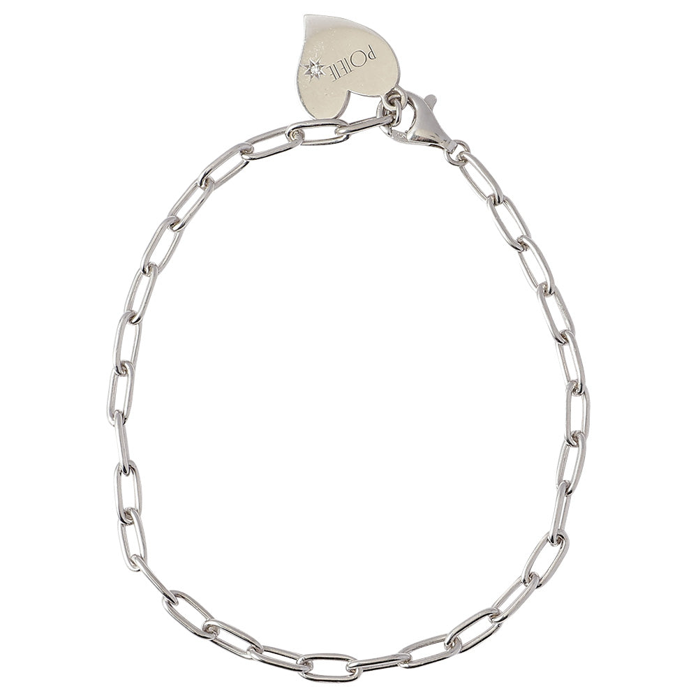 POTETE jewelry Silver bracelet square