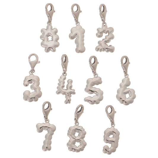 POTETE jewelry  Number charm silver L