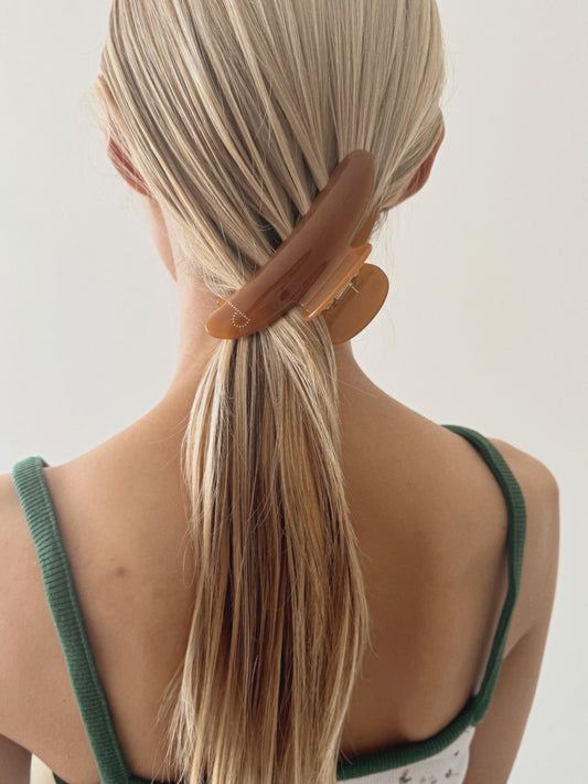N clip cinnamon brown
