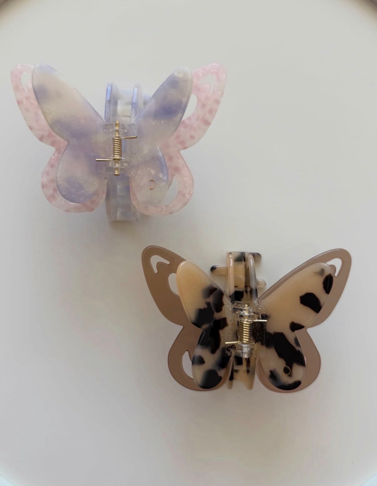 butterfly clip purple
