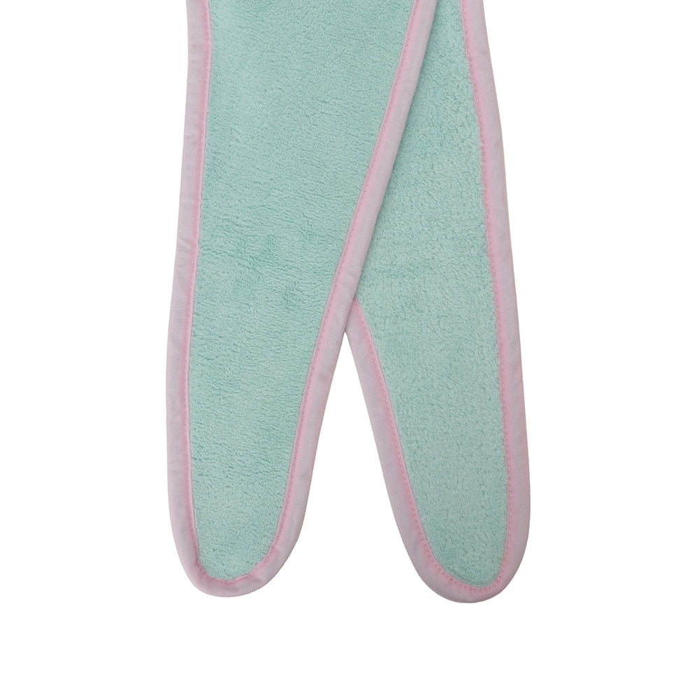 【Kids】quick hairdry towel mint×pink