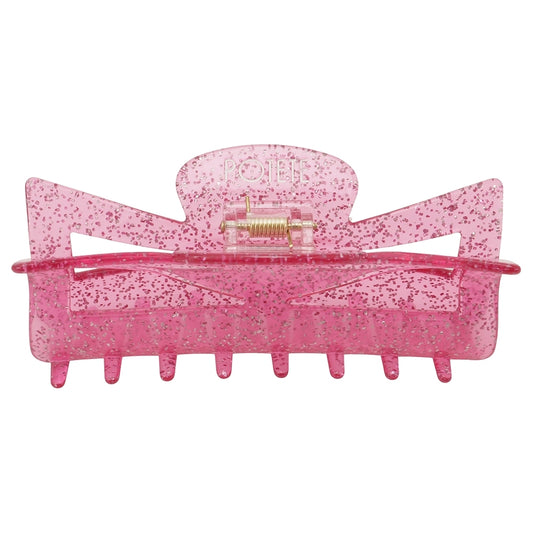 ribbon clip glitter pink