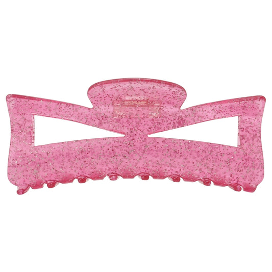 ribbon clip glitter pink