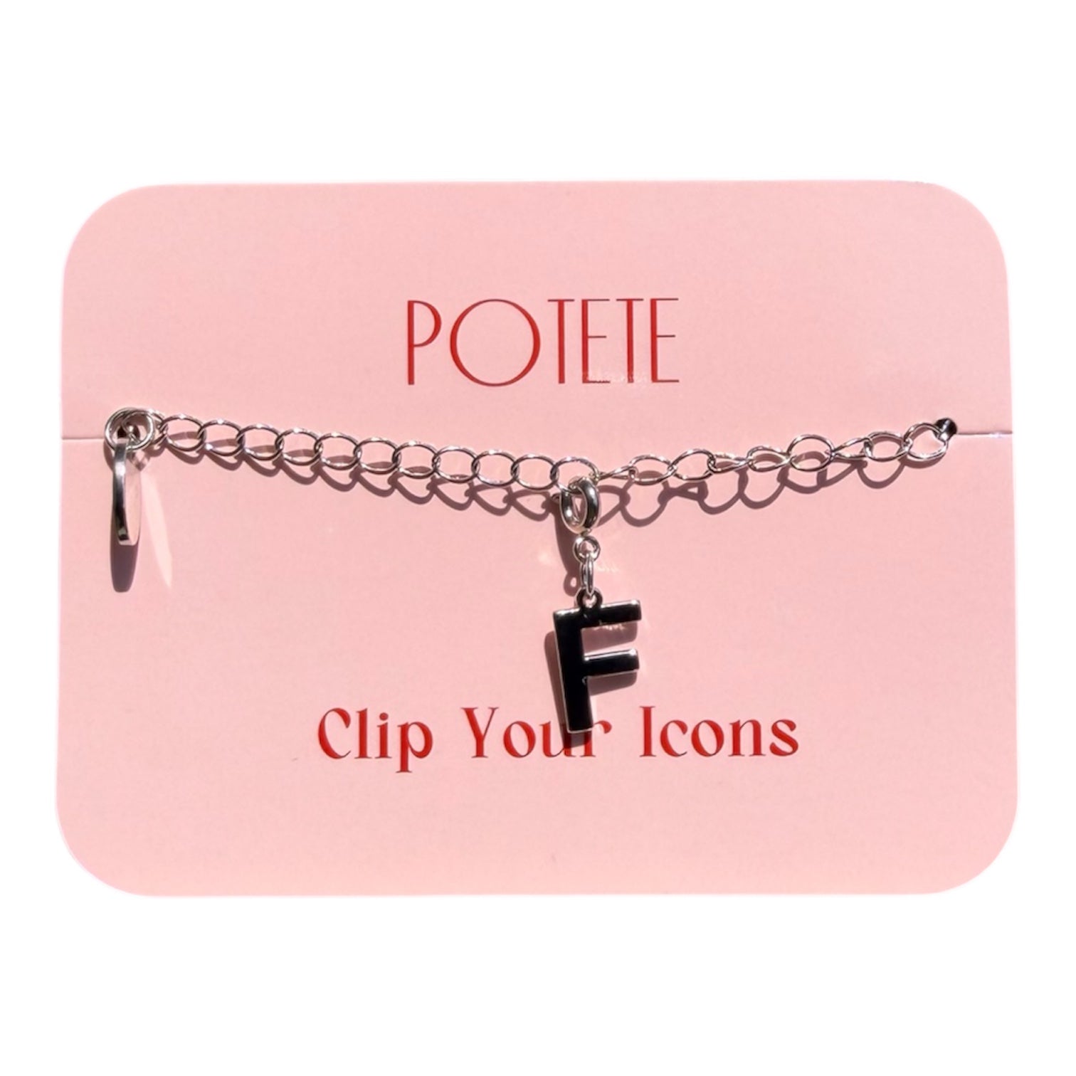alphabet charm silver – POTETE