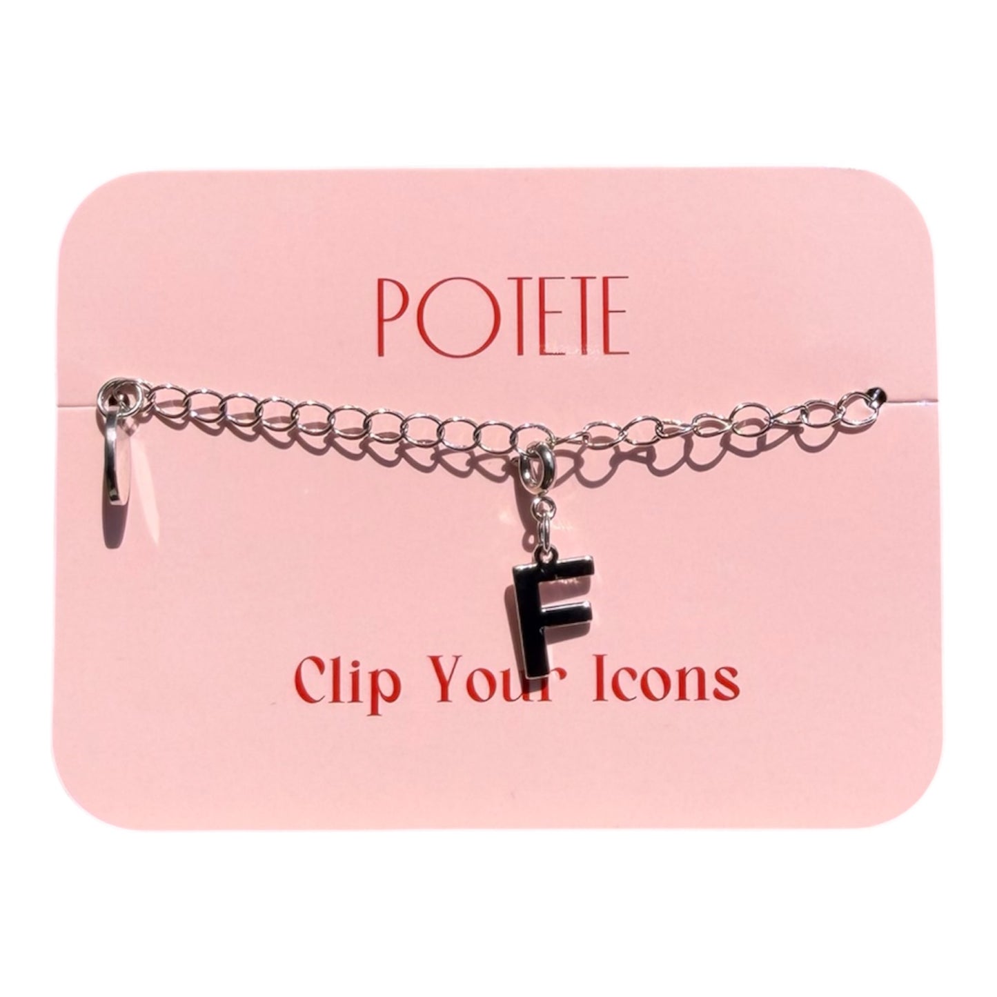 alphabet charm silver