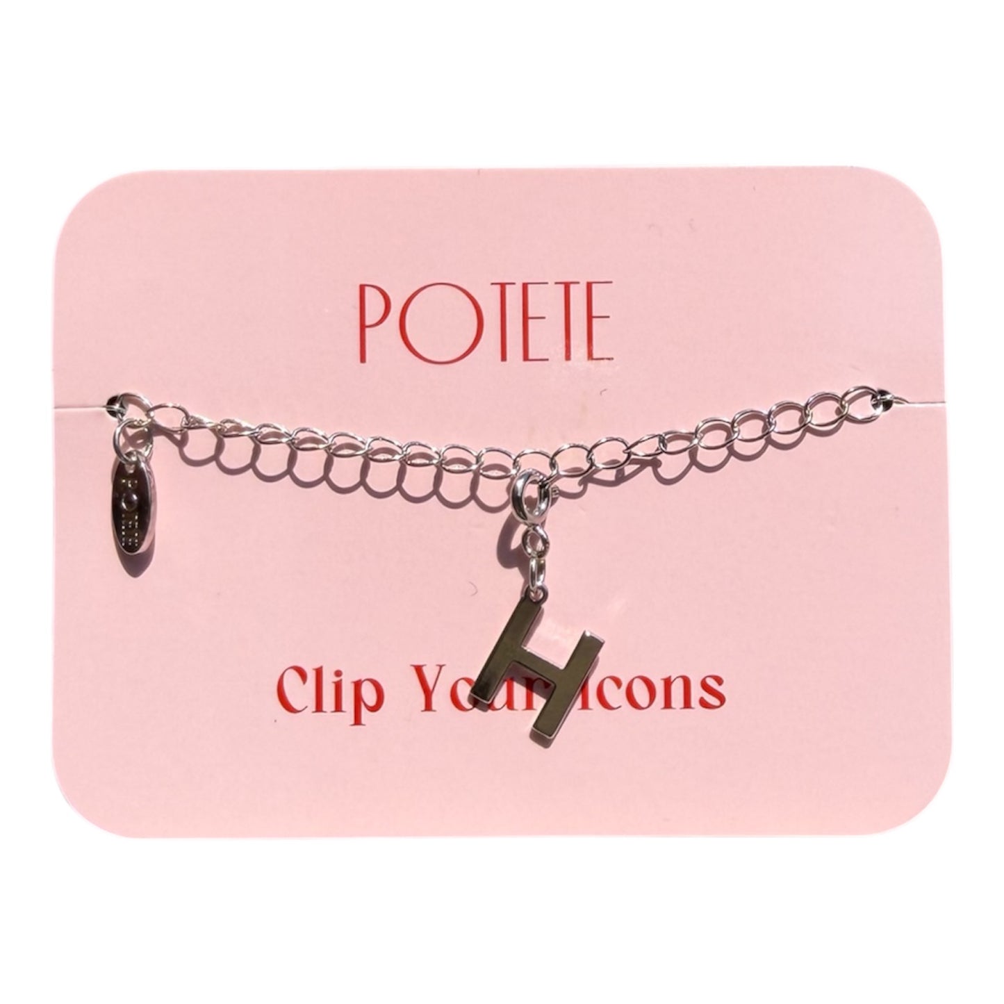 alphabet charm silver