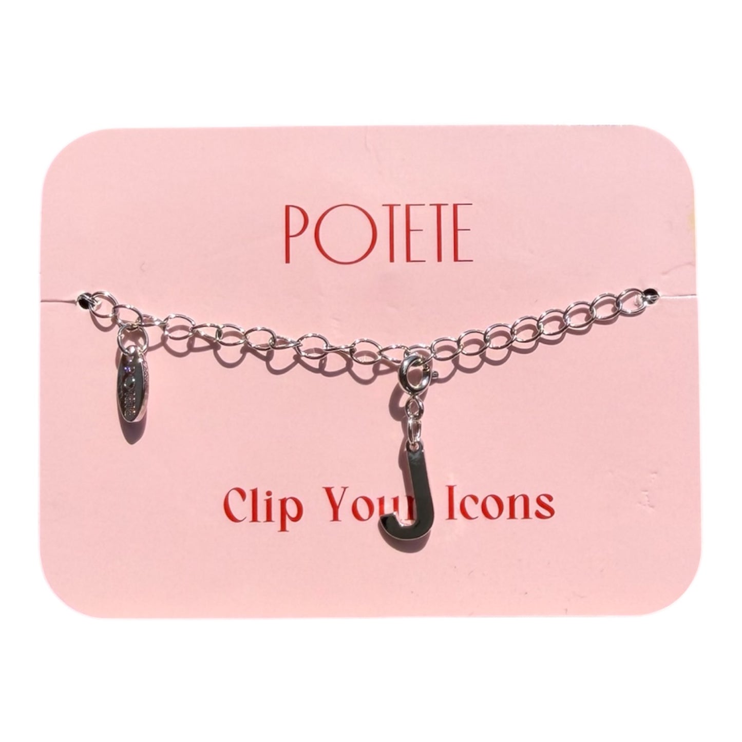 alphabet charm silver