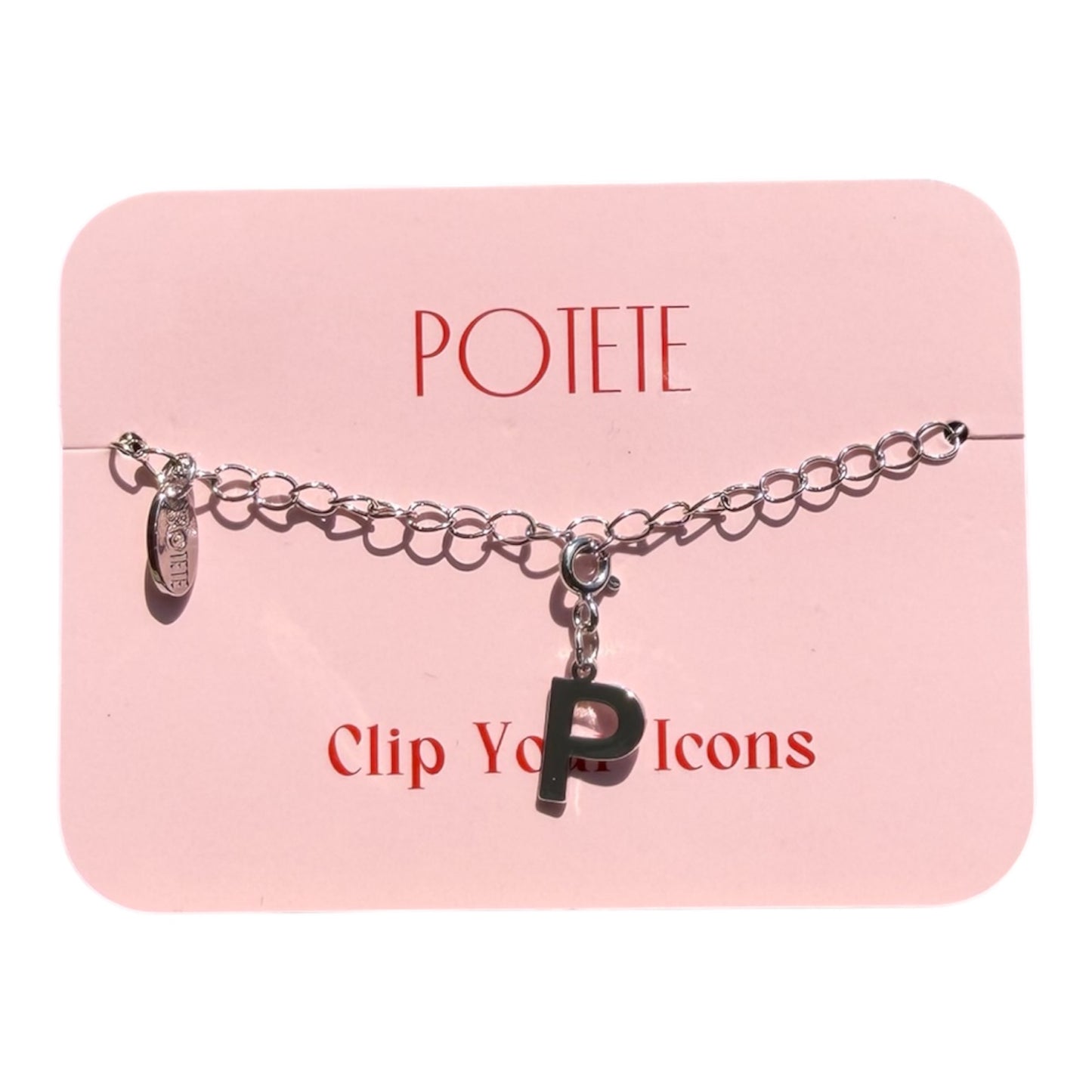 alphabet charm silver