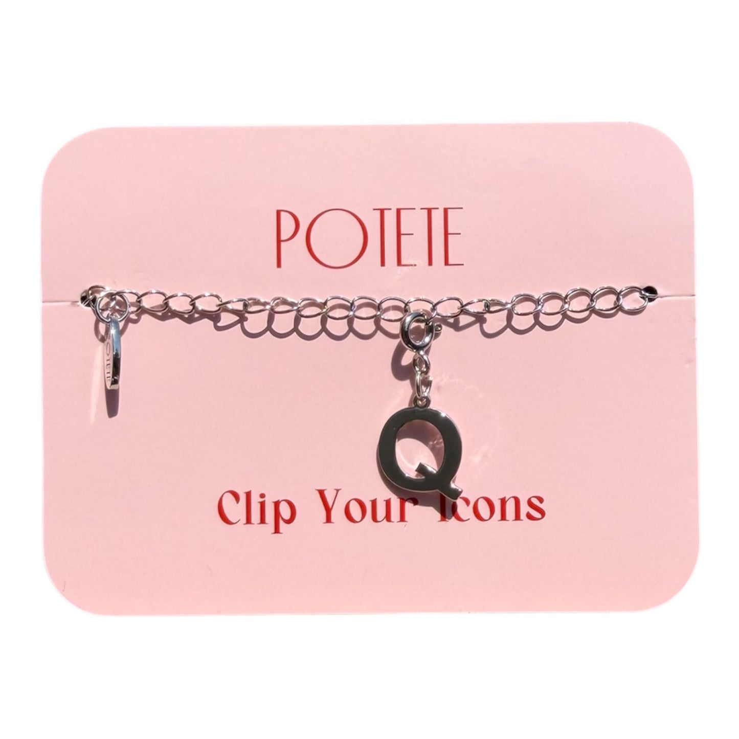 alphabet charm silver