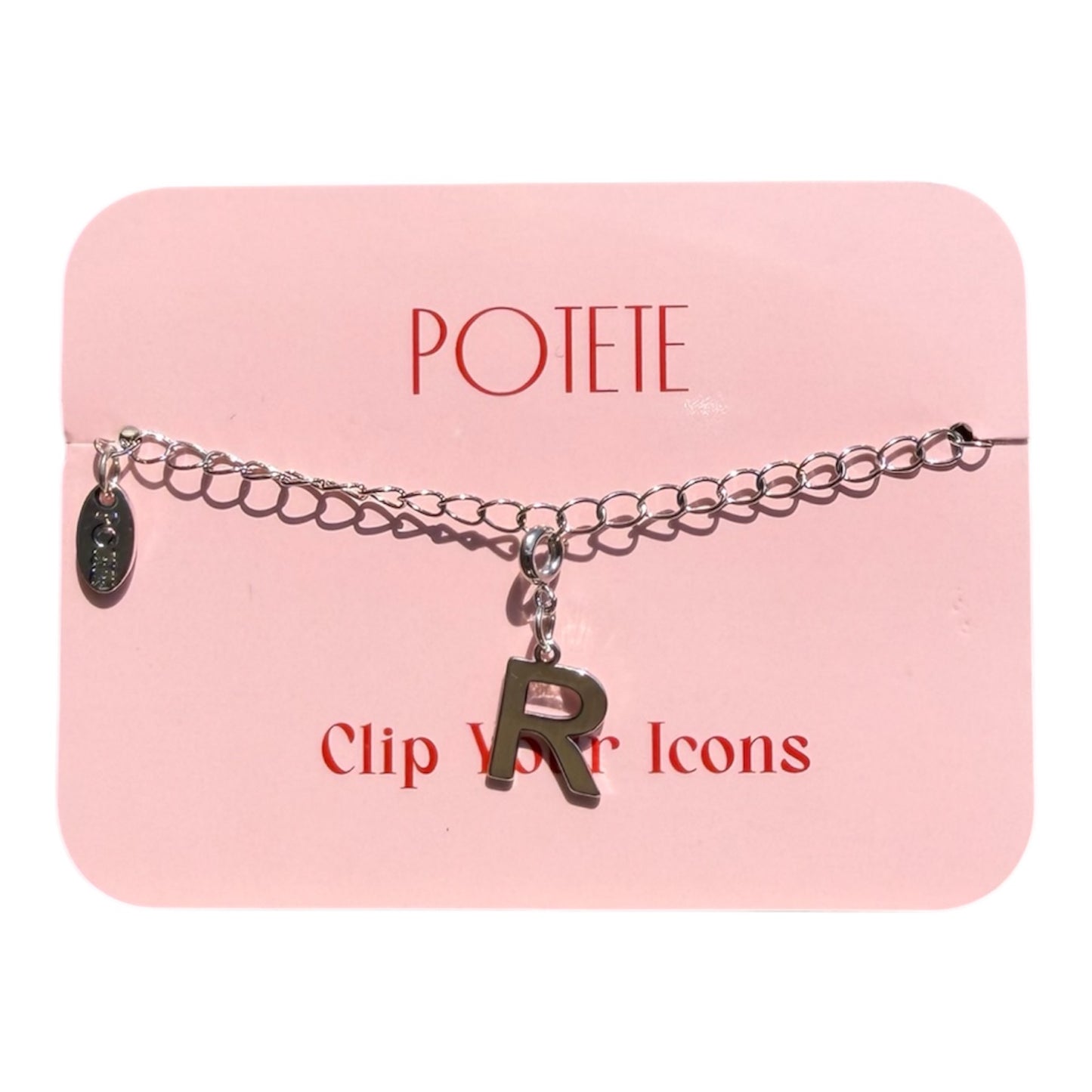alphabet charm silver