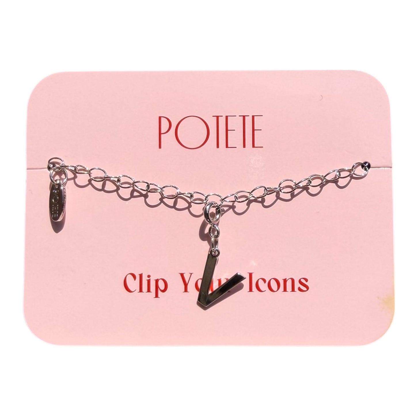 alphabet charm silver