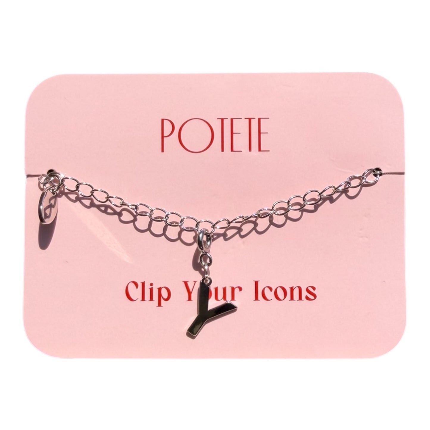 alphabet charm silver