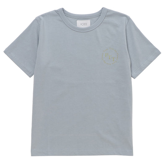 anniversary T-Shirt CLOUDY BLUE＆mustard