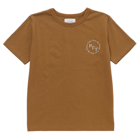 anniversary T-Shirt BROWN＆WHITE
