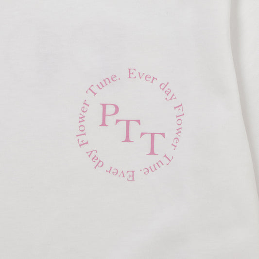 anniversary T-Shirt WHITE＆pink purple