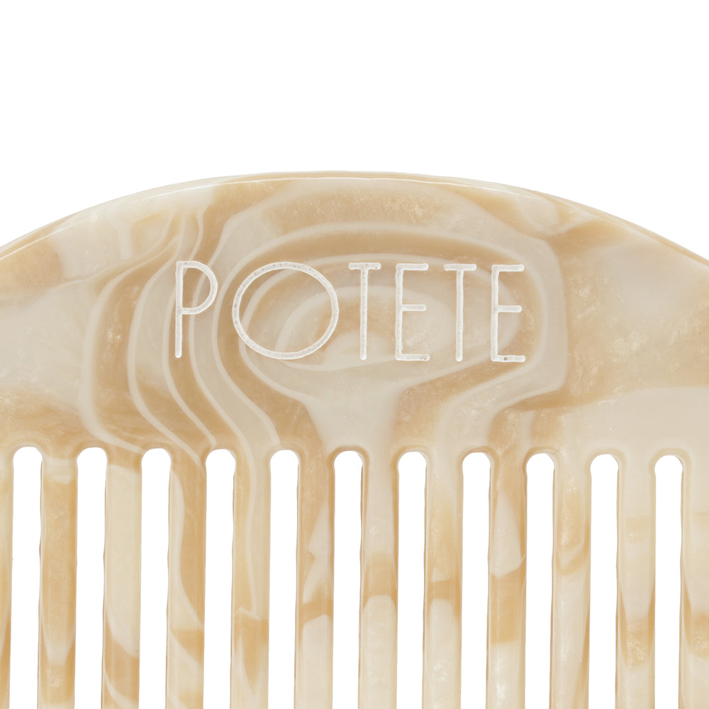 hair comb S stone beige – POTETE