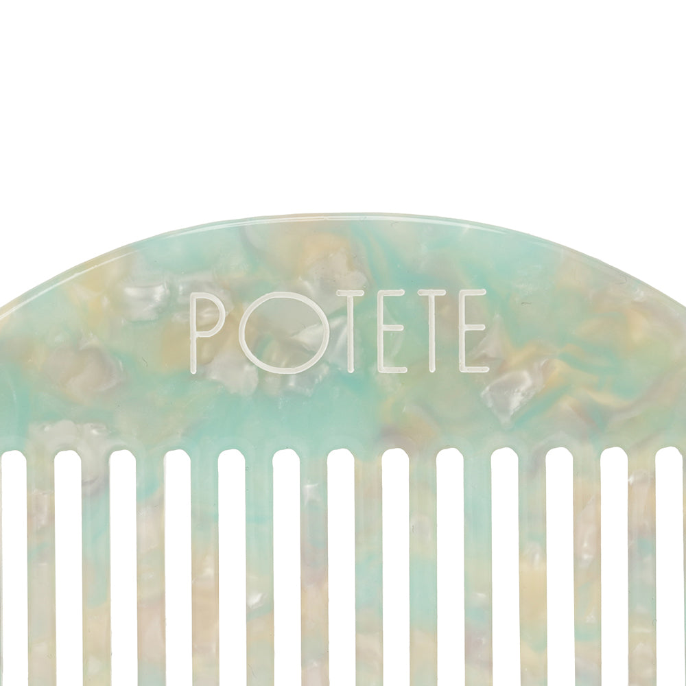 hair comb S sour green